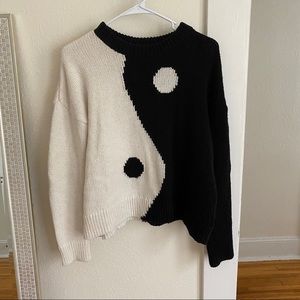 Adorable madewell yin & yang sweater